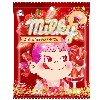 ６７ｇミルキー（あまおう苺のパルフェ）袋