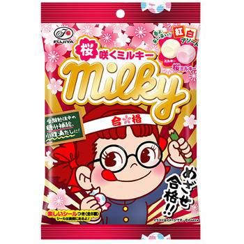 80g桜咲くミルキー袋