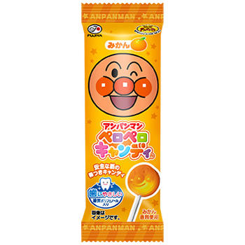 １本アンパンマンペロペロキャンディ アンパンマン キャンディ グミ お菓子 ドリンク 株式会社不二家