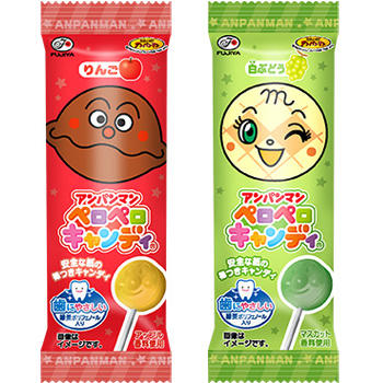 １本アンパンマンペロペロキャンディ アンパンマン キャンディ グミ お菓子 ドリンク 株式会社不二家