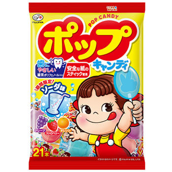 ２１本ポップキャンディ袋 お菓子 ドリンク 株式会社不二家