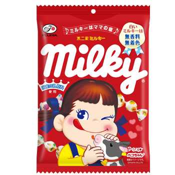 ６８ｇミルキー（かみしライチもね味）袋｜ミルキー｜キャンディ・グミ 