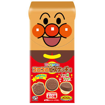 ３４ｇアンパンマンコロコロビスケッチョ お菓子 ドリンク 株式会社不二家