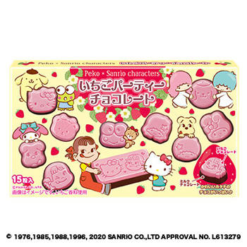 ４０ｇペコ サンリオいちごパーティーチョコレート ペコのおやつ チョコレート お菓子 ドリンク 株式会社不二家