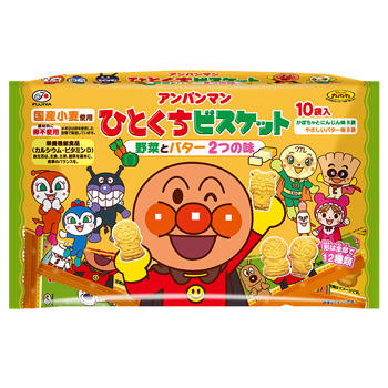 １３５ｇアンパンマンひとくちビスケット１０p アンパンマン ビスケット パイ お菓子 ドリンク 株式会社不二家