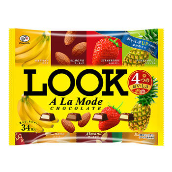 ３４粒ルック ア ラ モード ファミリーパック ルック チョコレート お菓子 ドリンク 株式会社不二家