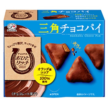 ７４ｇおひとリッチ　三角チョコパイ