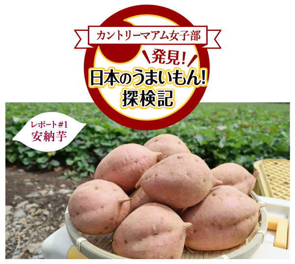 カントリーマアム女子部 発見！ 日本のうまいもん！探検記 レポート#1 安納芋